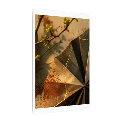 Ma Paper Fold Canvas Art - Kintsugi Broken Beauty