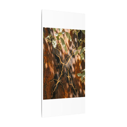 Kanso Rust Patina Canvas Art - Kintsugi Gold Vein