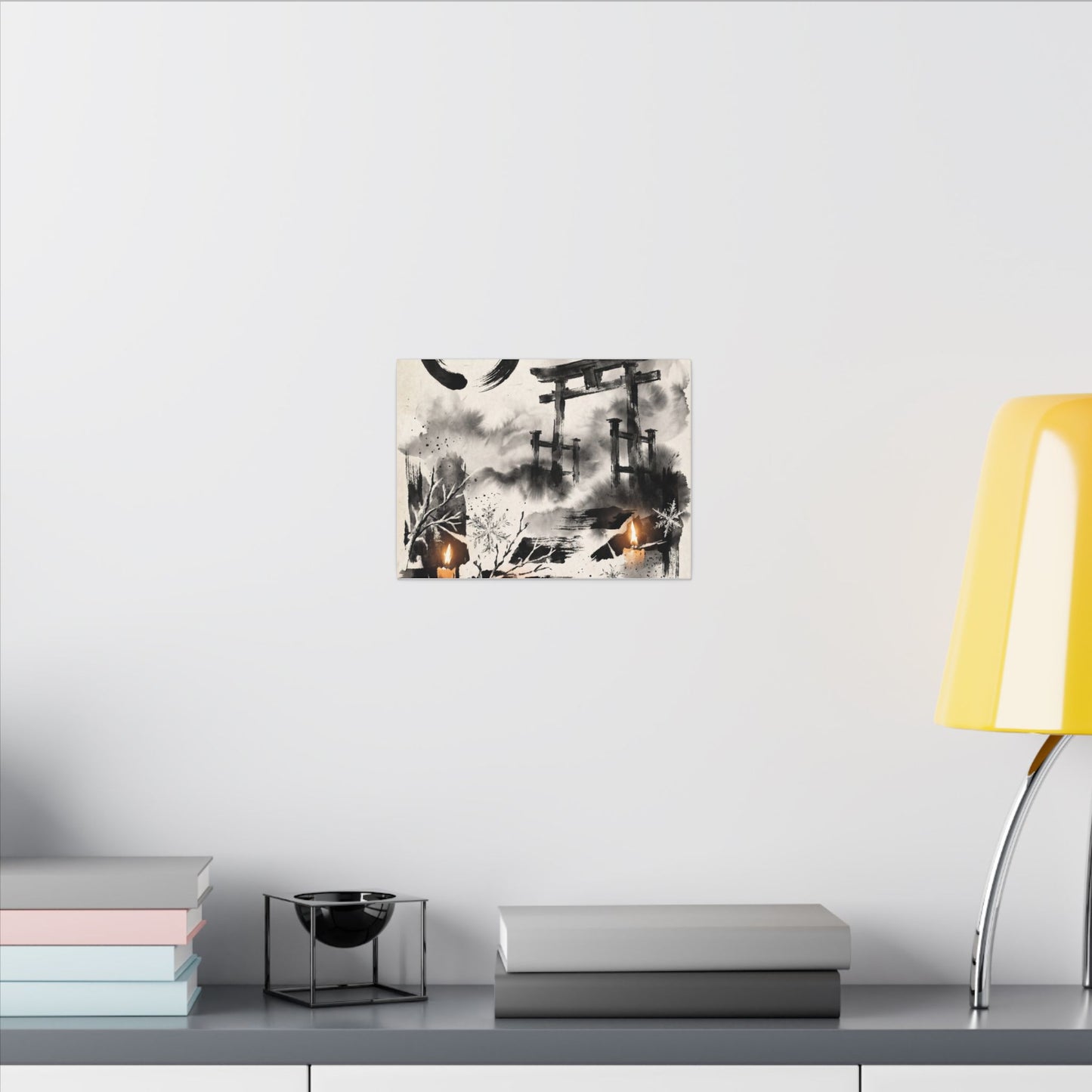 Candlelight Torii Gate Canvas Art - Zen Datsuzoku