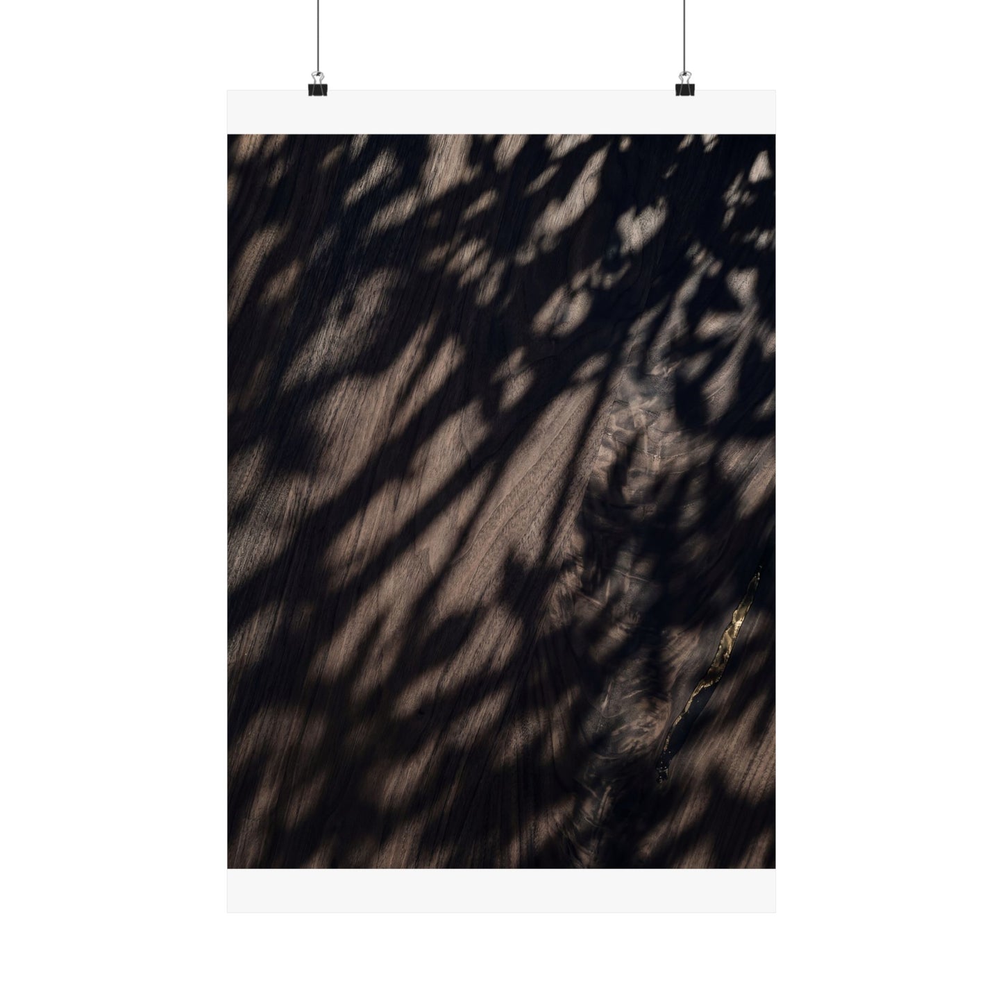 Datsuzoku Shadow Play Wall Art Print - Dark Japandi Shadow Zen