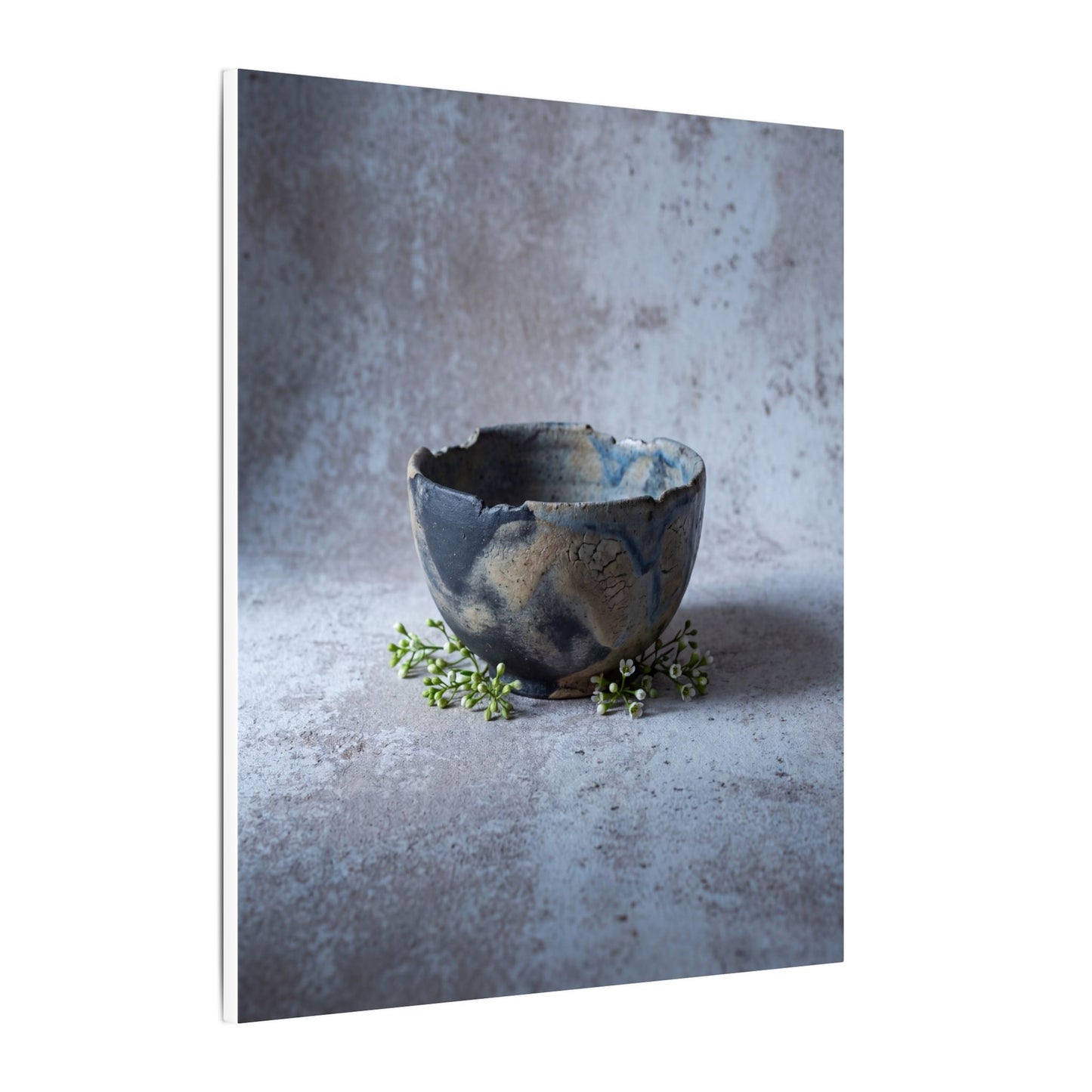 Ceramic Bowl Spring Canvas Art | Japandi Warm Design