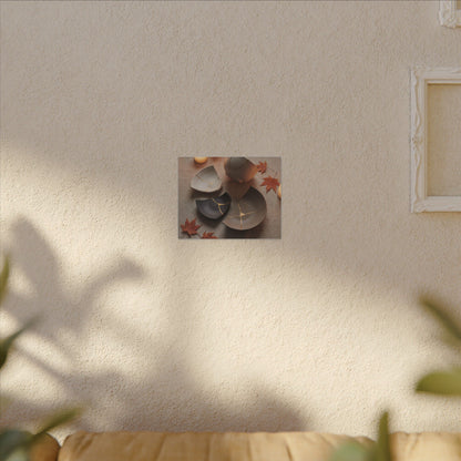 Candlelight Broken Pottery Canvas Art - Japandi Ma