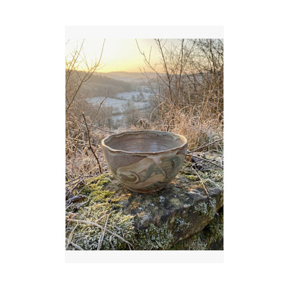 Shibui Ceramic Bowl Wall Art Print - Japandi Japanese Pattern