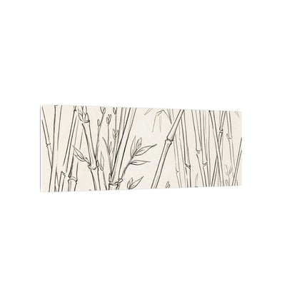 Candlelight Bamboo Grove Canvas Art - Japandi Fukinsei