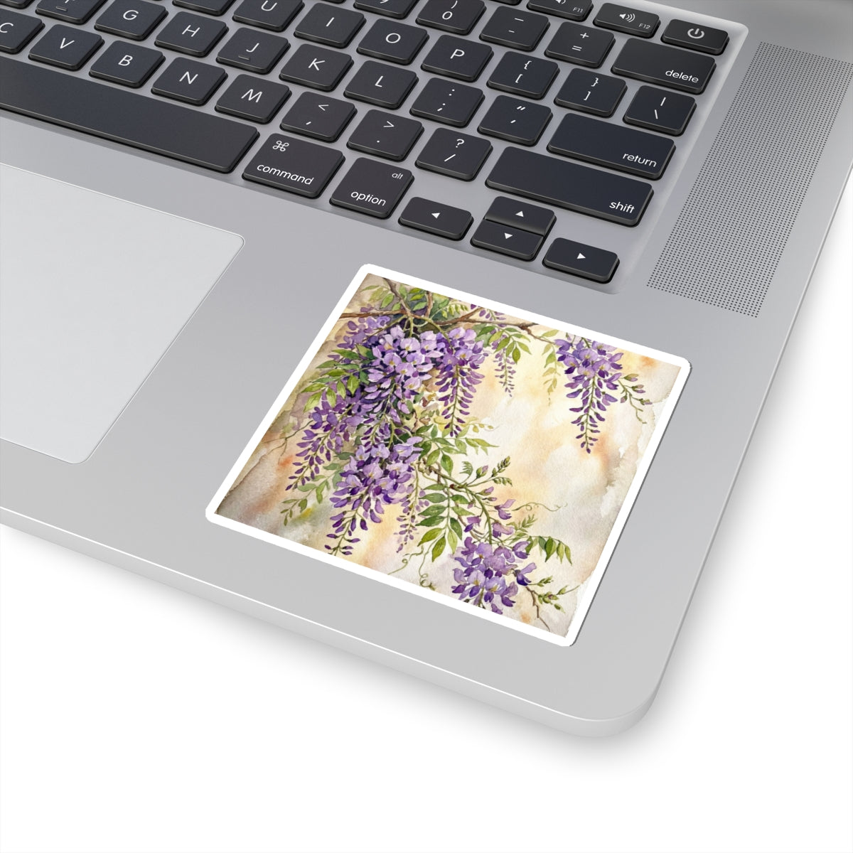 Wisteria Sticker | Spring Japandi Watercolor Art Art Print