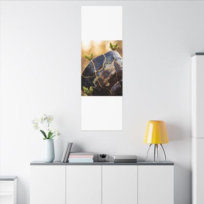 Fukinsei Rust Patina Canvas Art - Kintsugi Gold Repair