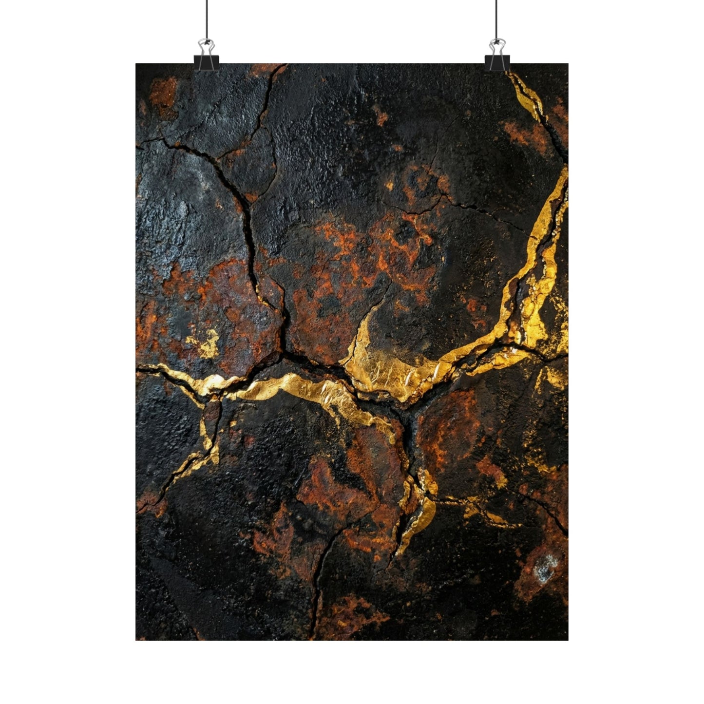 Kintsugi Broken Beauty Wall Art Print Art Print