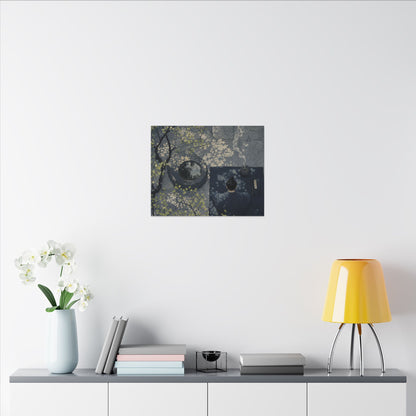 Spring Incense Smoke Ukiyo E Inspired Canvas Art | Tranquil Decor