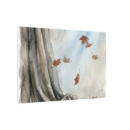 Ma Silk Drape Canvas Art - Japandi Watercolor