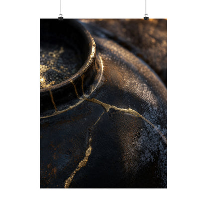 Winter Rust Patina Broken Beauty Wall Art Print | Artful Decor