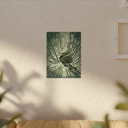 Peaceful Bamboo Grove Canvas Art - Ukiyo E Inspired Zen