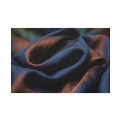 Summer Silk Drape Shadow Zen Canvas Art | Sophisticated Decor