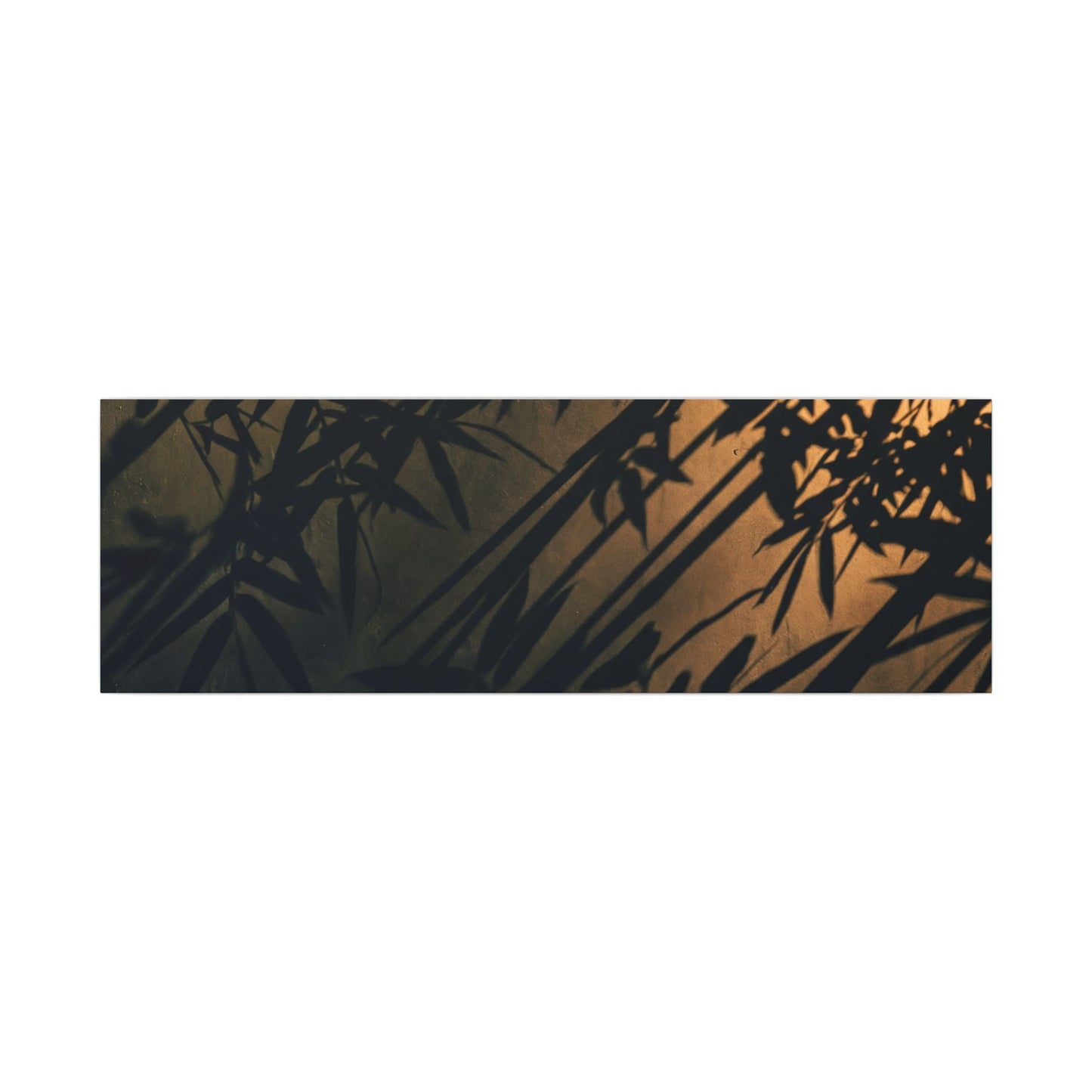 Sophisticated Shadow Play Canvas Art - Shadow Zen Dark Japandi
