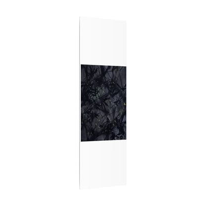 Shadow Play Spring Canvas Art | Dark Japandi Atmospheric Design