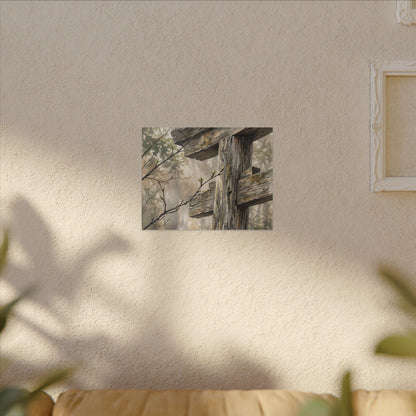 Torii Gate Spring Canvas Art | Japandi Neutral Design
