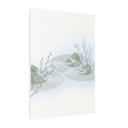 Moonlight Rock Garden Canvas Art - Japandi Ma