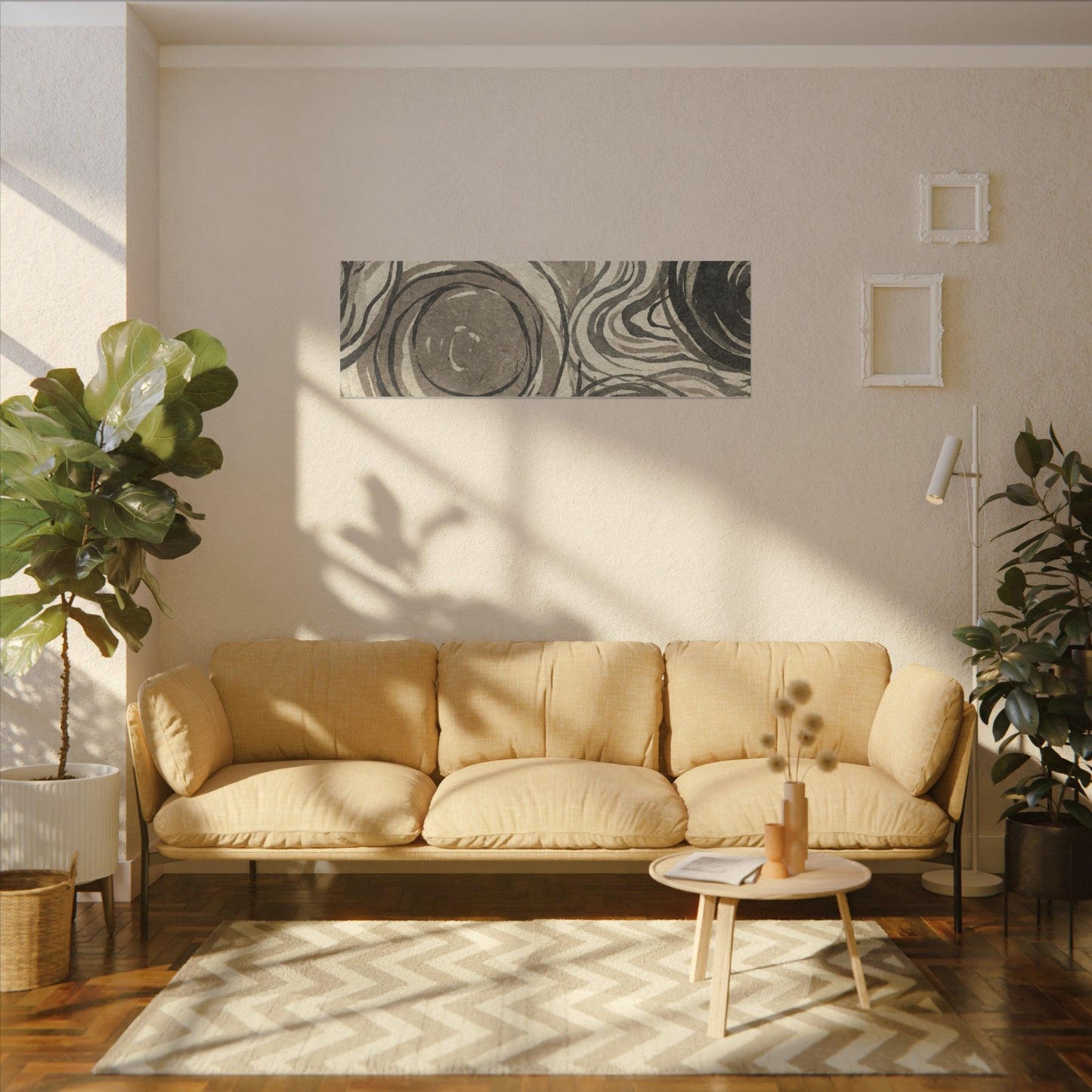 Wabi-sabi Pattern Japandi Japanese Pattern Canvas Art