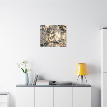 Healing Water Ripple Canvas Art - Gold Vein Kintsugi