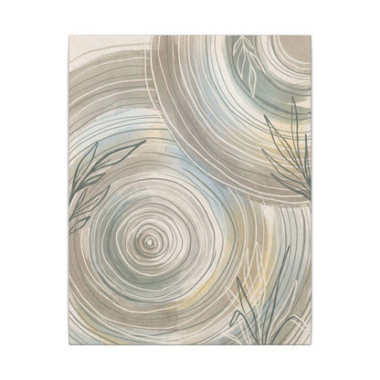 Kanso Water Ripple Canvas Art - Japandi Minimal Line