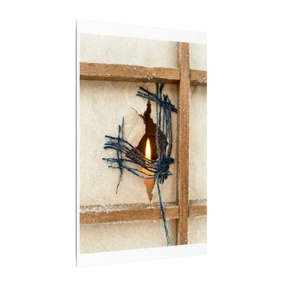Winter Shoji Screen Broken Beauty Canvas Art | Resilient Decor
