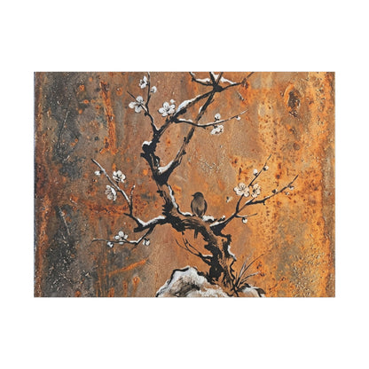 Datsuzoku Rust Patina Canvas Art - Zen Sumi E Art Print
