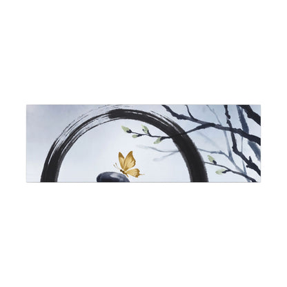 River Stones Spring Canvas Art | Zen Peaceful Design