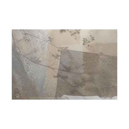 Neutral Shadow Play Canvas Art - Texture Japandi