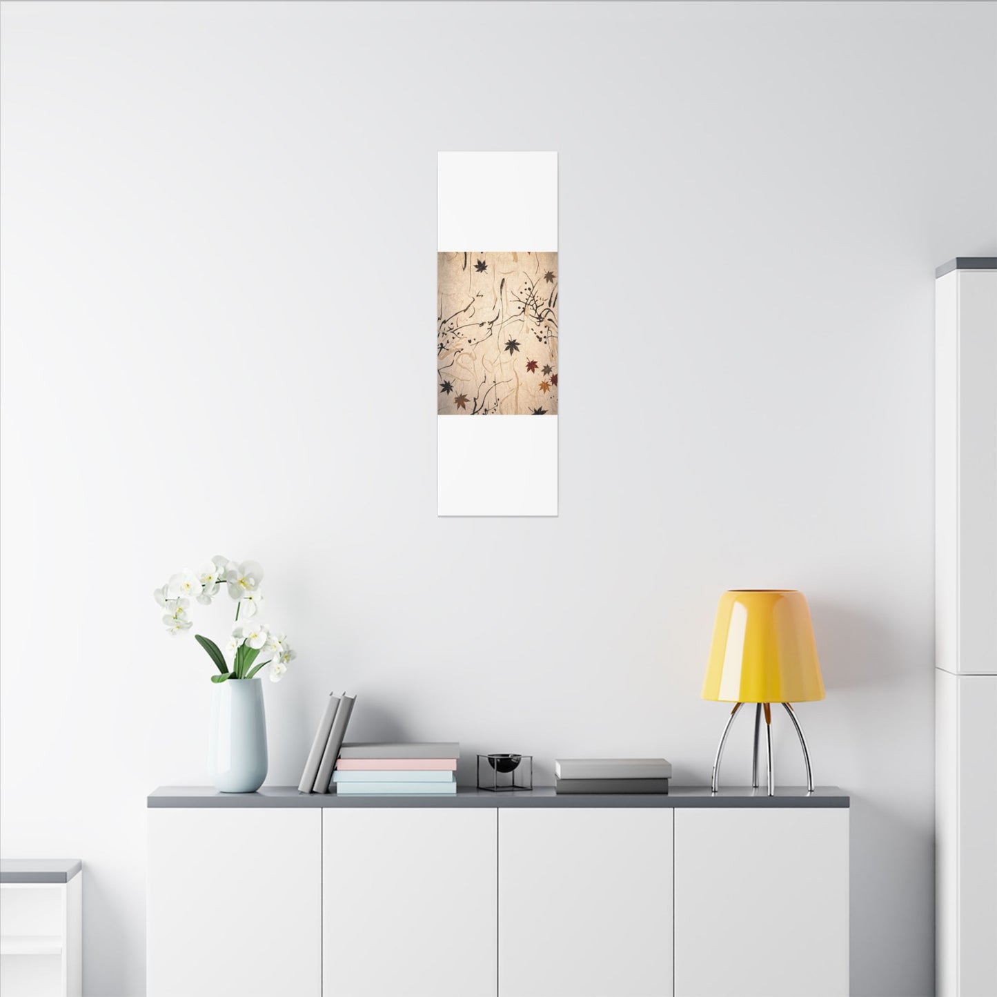 Golden Hour Shoji Screen Canvas Art - Japandi Fukinsei