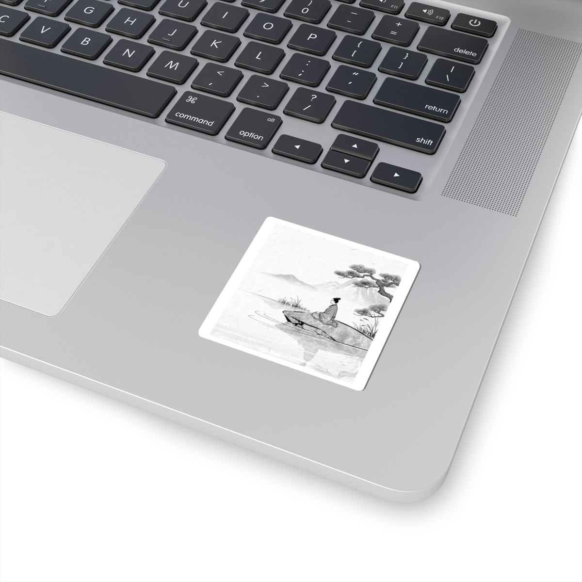 Meditation Harmonious Zen Ukiyo-e Sticker