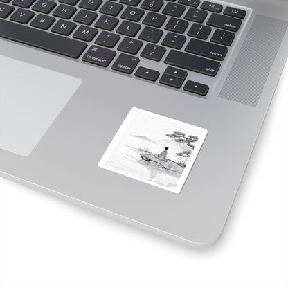 Meditation Harmonious Zen Ukiyo-e Sticker