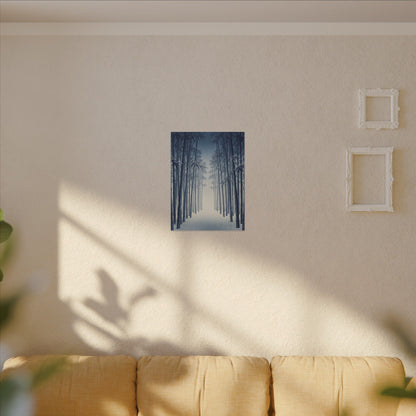 Bamboo Grove Canvas Art | Winter Zen Ukiyo E Inspired Art