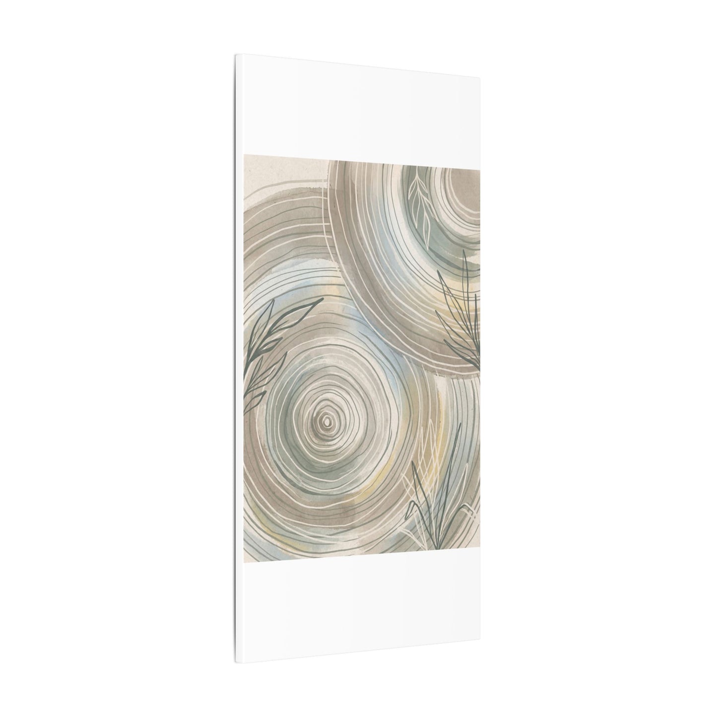 Kanso Water Ripple Canvas Art - Japandi Minimal Line