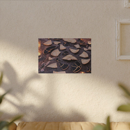 Winter Broken Pottery Broken Beauty Canvas Art | Beautiful Decor