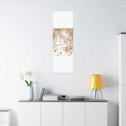 Shibui Wisteria Canvas Art - Japandi Japanese Pattern