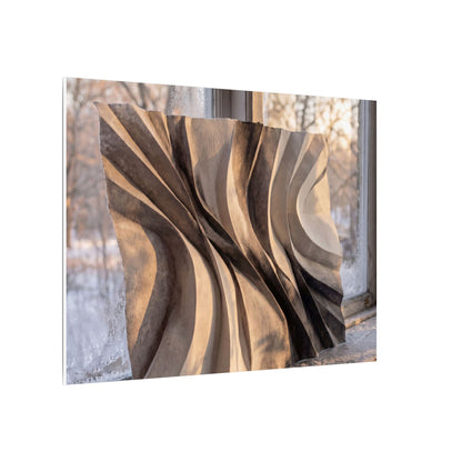 Mono No Aware Paper Fold Canvas Art - Japandi Minimal Line
