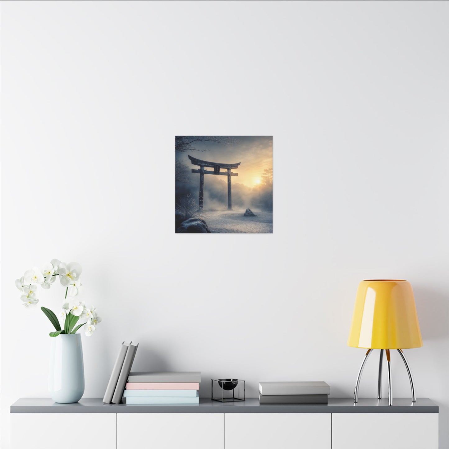 Zen Torii Gate in Golden Hour | Karesansui Canvas Art