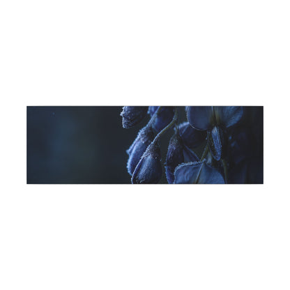 Winter Wisteria Shadow Zen Canvas Art | Atmospheric Decor