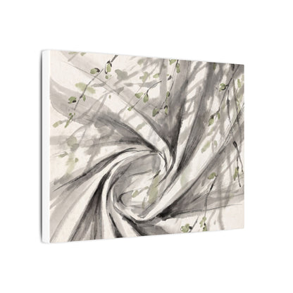 Silk Drape Spring Canvas Art | Zen Contemplative Design
