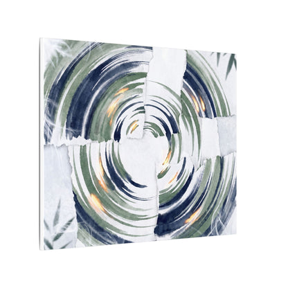 Winter Water Ripple Sumi E Canvas Art | Peaceful Decor