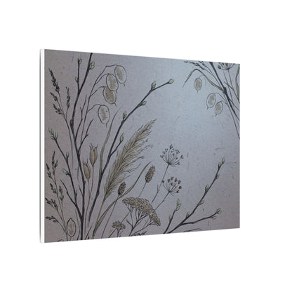Spring Dried Flowers Japanese Pattern Canvas Art | Cozy Decor