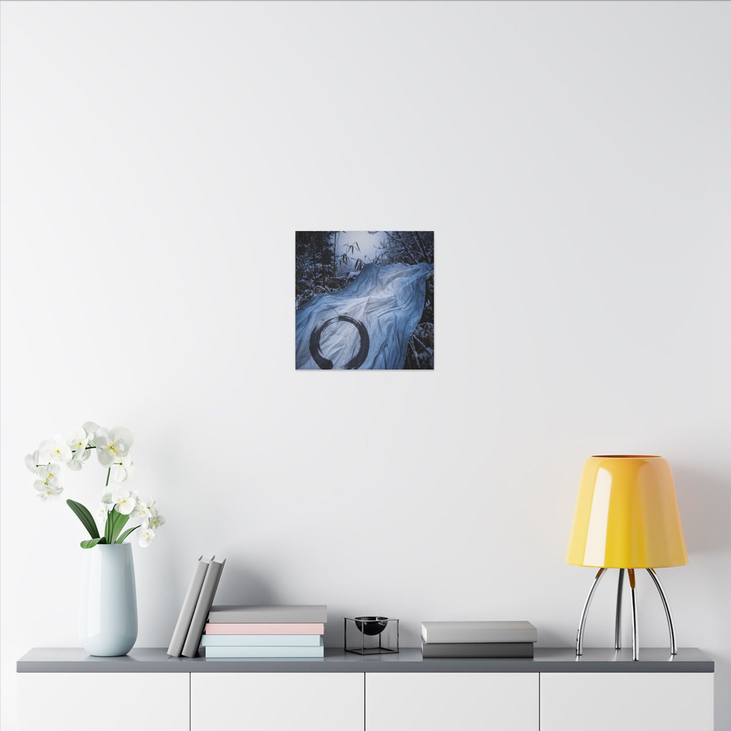 Moonlight Silk Drape Canvas Art - Zen Datsuzoku