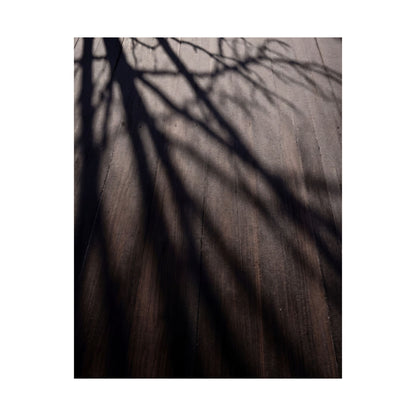 Ma Shadow Play Wall Art Print - Dark Japandi Moody Minimal