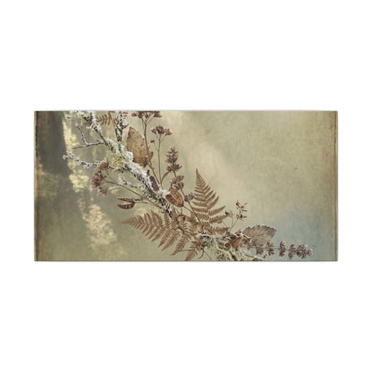 Winter Dried Flowers Forest Whimsy Canvas Art | Earthy Decor