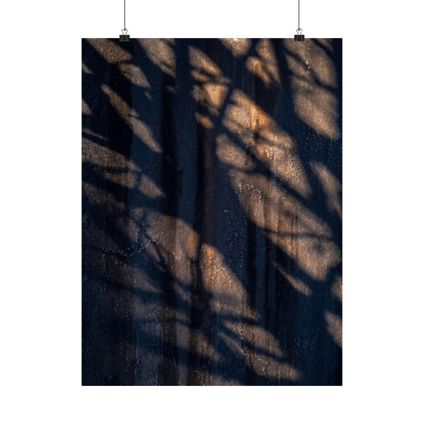 Shadow Play Shadow Zen Wall Art Print | Sophisticated Dark Japandi Art Art Print