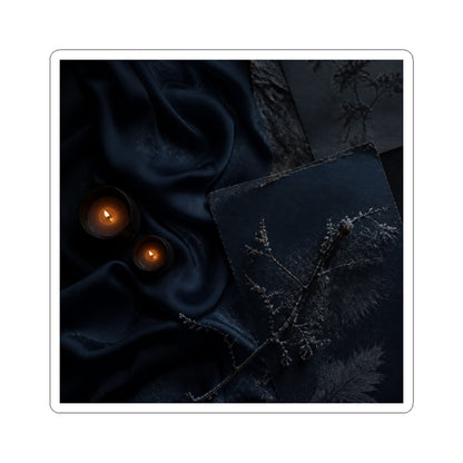 Winter Silk Drape Moody Minimal Sticker | Moody Decor