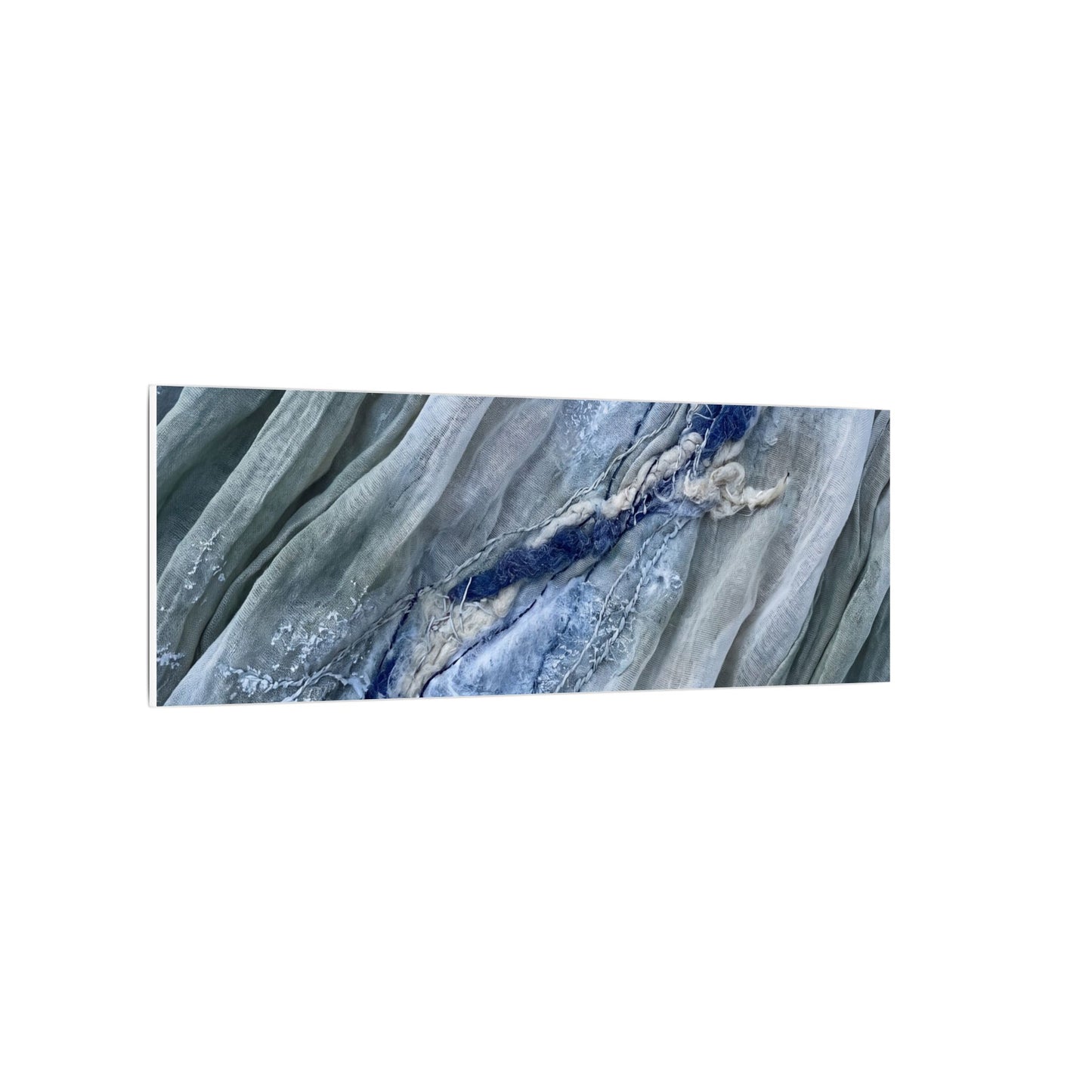 Moonlight Silk Drape Canvas Art - Japandi Mono No Aware