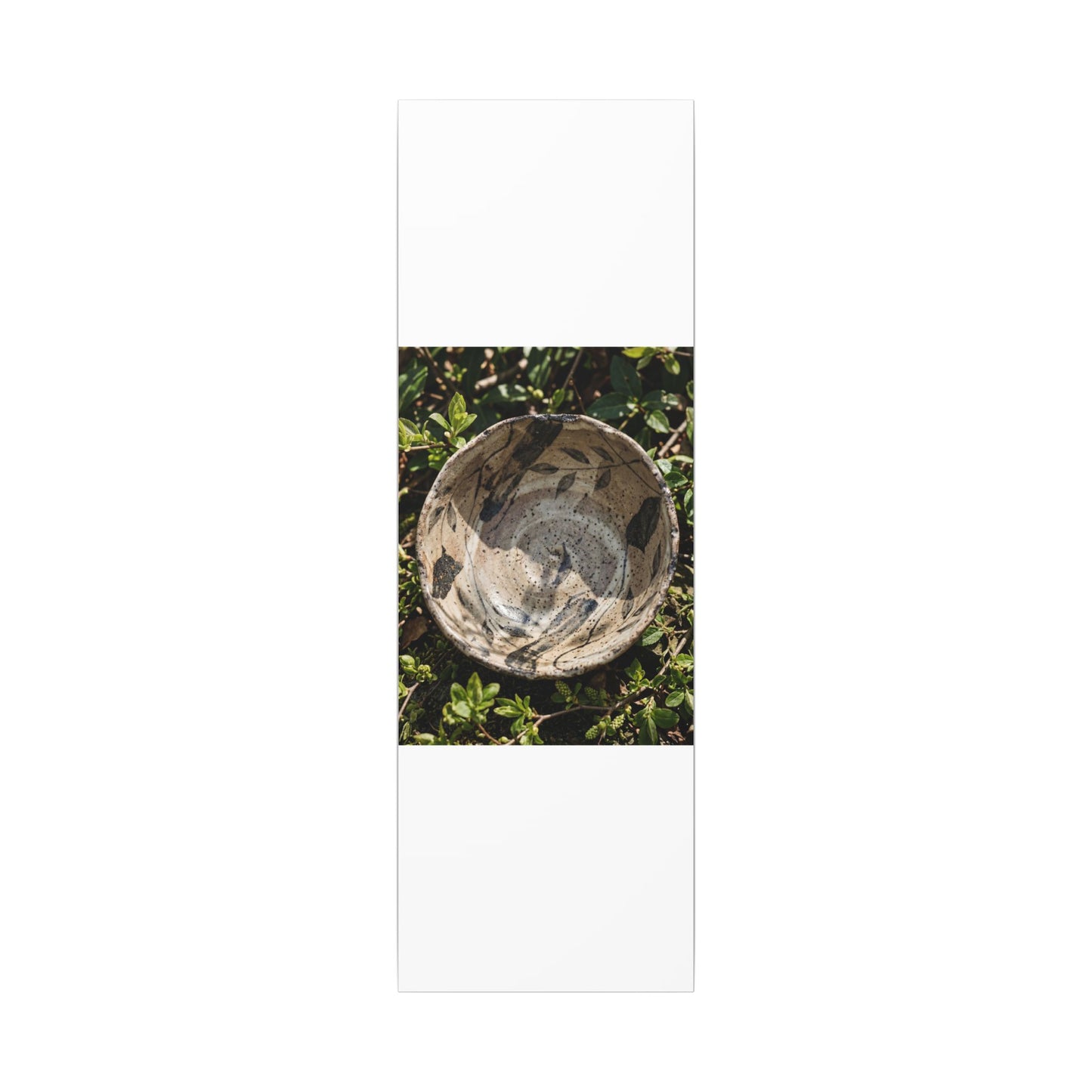 Elegant Ceramic Bowl Canvas Art - Japanese Pattern Japandi