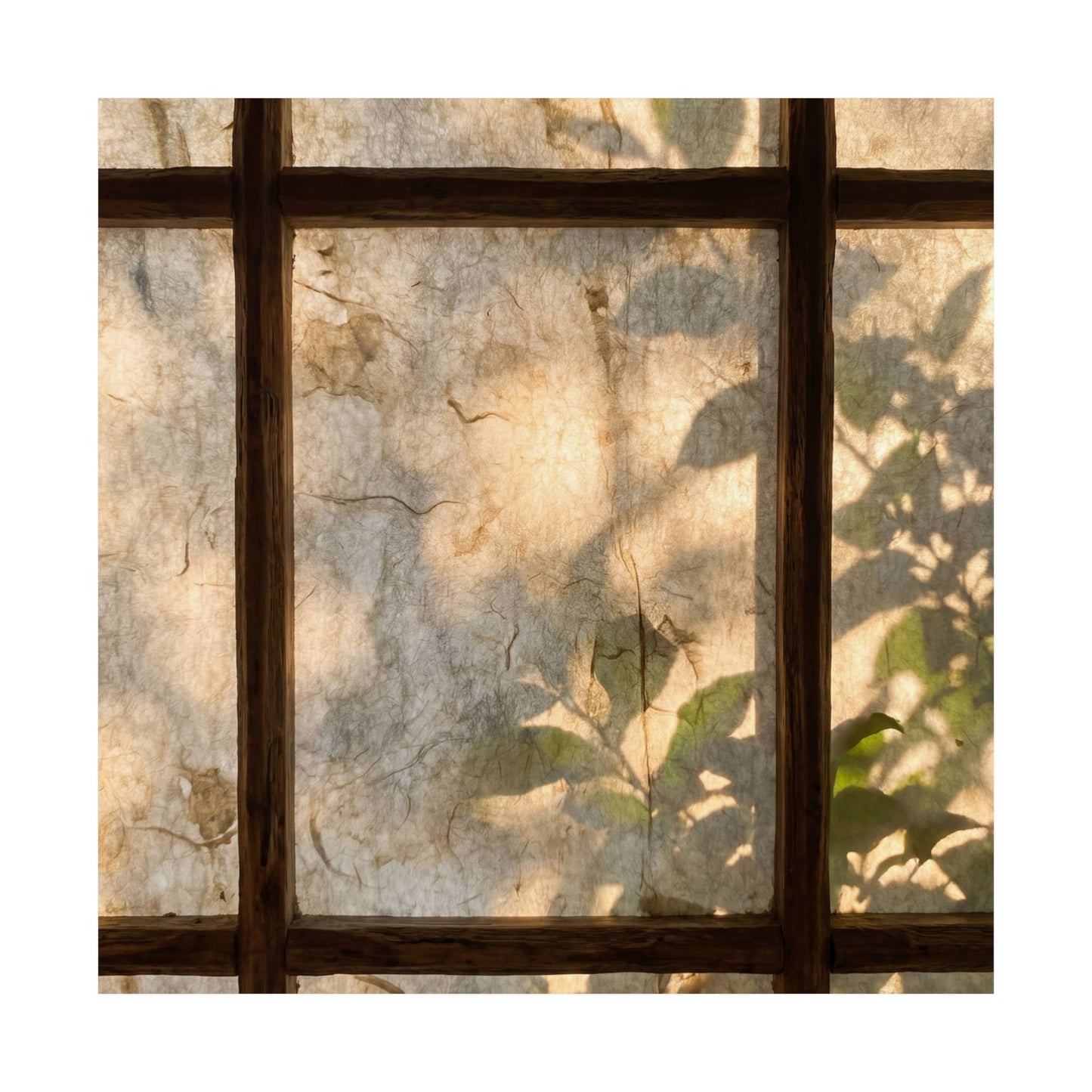 Shoji Screen Wall Art Print | Summer Japandi Texture Art