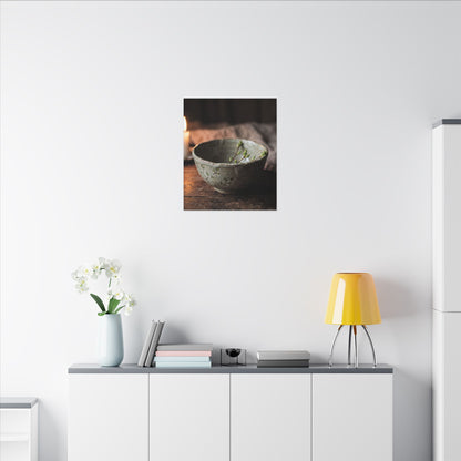 Ceramic Bowl Spring Canvas Art | Japandi Neutral Design