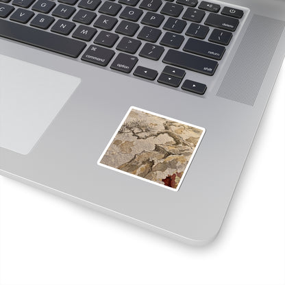 Japandi Pine Tree in Golden Hour | Japanese Pattern Sticker